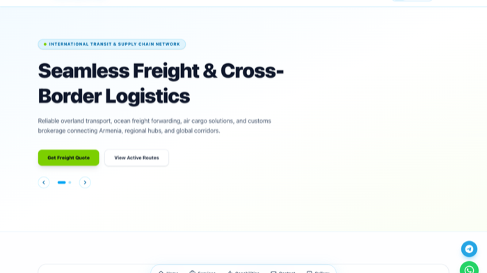Van Arm Line Co. website preview